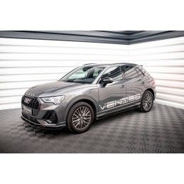 Maxton Rajouts Des Bas De Caisse Audi Q3 S-Line F3 Gloss Black, AU-Q3-2-SLINE-SD1G Tuning.fr