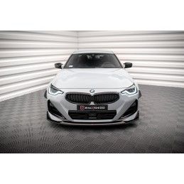 Maxton Lame Du Pare-Chocs Avant V.3 BMW 2 Coupe M-Pack / M240i G42 Gloss Black, BM-2-42-MPACK-FD3G Tuning.fr