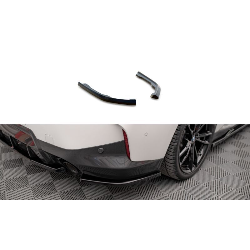 Maxton Lames De Pare-Chocs Arrière Latérales V.2 BMW 2 Coupe M-Pack G42 Gloss Black, BM-2-42-MPACK-RSD2G Tuning.fr