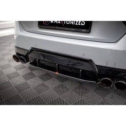 Maxton Central Arriere Splitter BMW 2 Coupe M240i G42 Gloss Black, BM-2-42-M-RD1G Tuning.fr