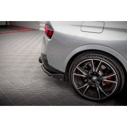 Maxton Lames De Pare-Chocs Arrière Latérales V.2 + Ailerons BMW 2 Coupe M240i G42 Carbon Look, BM-2-42-M-RSD2C+RSF1B Tuning.fr