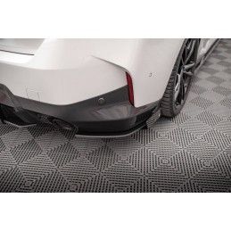 Maxton Street Pro Lame Du Pare Chocs Arriere + Flaps BMW 2 Coupe M-Pack G42 Black + Gloss Flaps, BM242MPACKCNC-RSD1B+RSF1G Tunin