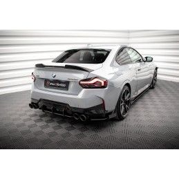 Maxton Street Pro Lame Du Pare Chocs Arriere + Flaps BMW 2 Coupe M240i G42 Black + Gloss Flaps, BM242MCNC-RSD1B+RSF1G Tuning.fr