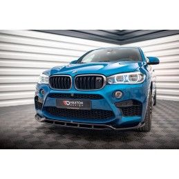 Maxton Lame Du Pare-Chocs Avant V.3 BMW X5 M F85 / X6 M F86 Gloss Black, BM-X5M-15-FD3G+FD3RG Tuning.fr