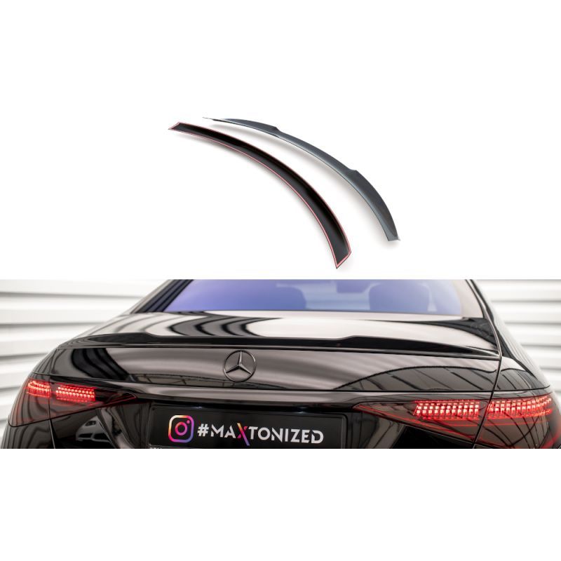 Maxton Spoiler Cap 3D Mercedes-Benz S AMG-Line W223 Gloss Black, ME-S-223-AMGLINE-CAP1G Tuning.fr