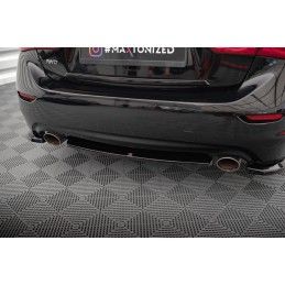 Maxton Central Arriere Splitter Infiniti Q50 S Mk1 Gloss Black, IN-Q50S-1-RD1G Tuning.fr