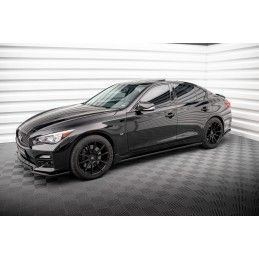 Maxton Rajouts Des Bas De Caisse Infiniti Q50 S Mk1 Gloss Black, IN-Q50S-1-SD1G Tuning.fr