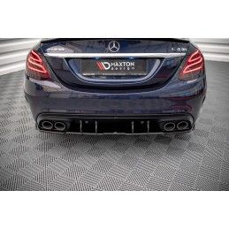 Maxton Street Pro Central Diffuseur Arriere Mercedes-Benz C 43 Sedan W205 Facelift Red, MEC205AMGCNC-RS1BRB Tuning.fr