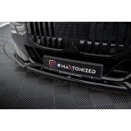 Maxton Lame Du Pare-Chocs Avant V.2 BMW 7 M-Pack / M760e G70 Gloss Black, BM-7-G70-MPACK-FD2G Tuning.fr