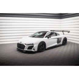 Maxton Rajouts Des Bas De Caisse V.2 Audi R8 Mk2 Facelift Gloss Black, AU-R8-2F-SD3G Tuning.fr