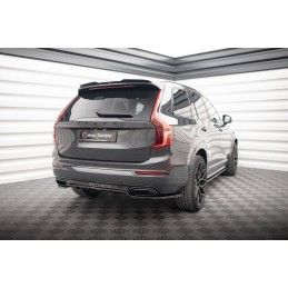 Maxton Spoiler Cap Volvo XC90 R-Design Mk2 Facelift Gloss Black, VO-XC90-2F-RDESIGN-CAP1G Tuning.fr