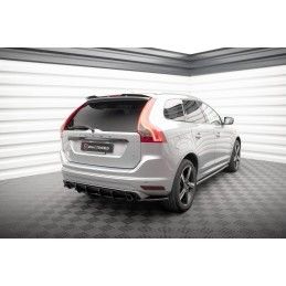 Maxton Street Pro Central Diffuseur Arriere Volvo XC60 R-Design Mk1 Facelift Black, VOXC601FRDESIGNCNC-RS1B Tuning.fr