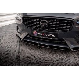 Maxton Lame Du Pare-Chocs Avant Volvo V90 R-Design Mk2 Gloss Black, VO-V90-2-RDESIGN-FD1G Tuning.fr