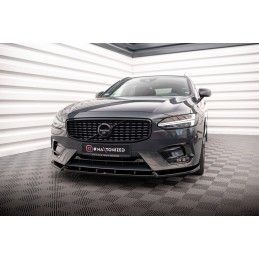 Maxton Lame Du Pare-Chocs Avant Volvo V90 R-Design Mk2 Gloss Black, VO-V90-2-RDESIGN-FD1G Tuning.fr