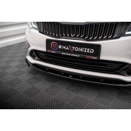 Maxton Lame Du Pare-Chocs Avant V.2 Kia Optima Mk4 Facelift Gloss Black, KI-OP-2F-FD2G Tuning.fr