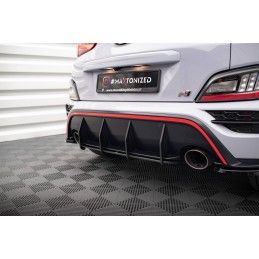 Maxton Street Pro Central Diffuseur Arriere Hyundai Kona N Mk1 Black, HYKO1NCNC-RS1B Tuning.fr