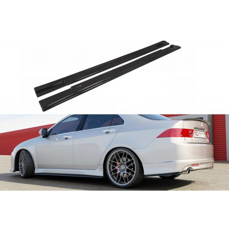 Maxton RAJOUTS DES BAS DE CAISSE POUR HONDA ACCORD VII TYPE-S Gloss Black, HO-AC-7-TYPE-S-SD1G Tuning.fr