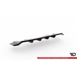 Maxton Central Arriere Splitter (avec une barre verticale) V.2 Volvo V90 Mk2 Gloss Black, VO-V90-2-RD2G+RD1G Tuning.fr