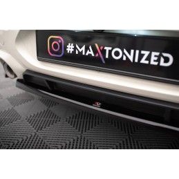 Maxton Central Arriere Splitter Mini Cooper Clubman John Cooper Works F54 Facelift Gloss Black, MC-CM-2F-JCW-RD1G Tuning.fr