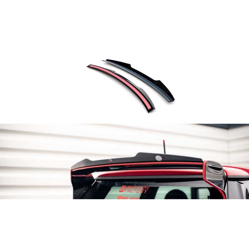 Maxton Spoiler Cap V.2 Mini Cooper John Cooper Works R56 Gloss Black, MC-S-2-56-JCW-CAP1G Tuning.fr