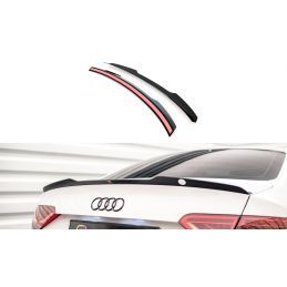 Maxton Spoiler Cap V.2 Audi A5 / A5 S-Line / S5 Coupe 8T Gloss Black, AU-A5-1F-CAP1G Tuning.fr