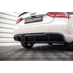 Maxton Diffuseur Arrière Complet Audi A5 Coupe 8T Facelift Gloss Black, AU-A5-1F-RS1G Tuning.fr