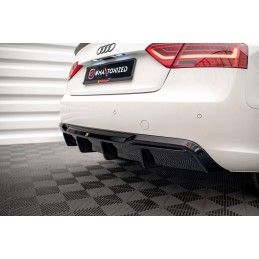 Maxton Diffuseur Arrière Complet Audi A5 Coupe 8T Facelift Gloss Black, AU-A5-1F-RS1G Tuning.fr