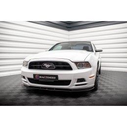 Maxton Lame Du Pare-Chocs Avant Ford Mustang Mk5 Facelift Gloss Black, FO-MU-5-FD1G Tuning.fr