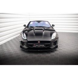 Maxton Lame Du Pare-Chocs Avant V.2 Jaguar F-Type Mk1 Facelift Gloss Black, JA-F-TYPE-1F-FD2G Tuning.fr