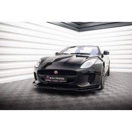 Maxton Lame Du Pare-Chocs Avant V.2 Jaguar F-Type Mk1 Facelift Gloss Black, JA-F-TYPE-1F-FD2G Tuning.fr