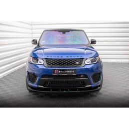 Maxton Lame Du Pare-Chocs Avant V.1 Land Rover Range Rover Sport SVR Mk2 Gloss Black, LR-RR-SPORT-2-SVR-FD1G Tuning.fr