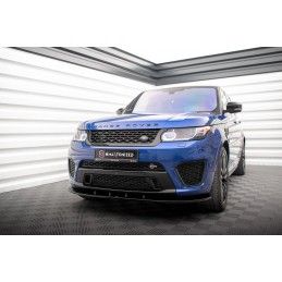 Maxton Lame Du Pare-Chocs Avant V.1 Land Rover Range Rover Sport SVR Mk2 Gloss Black, LR-RR-SPORT-2-SVR-FD1G Tuning.fr