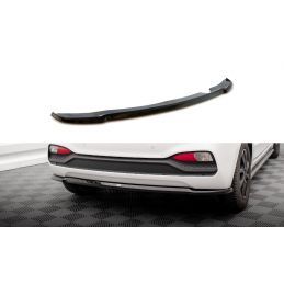 Maxton Central Arriere Splitter Hyundai I20 Mk2 Facelift Gloss Black, HY-I20-2F-RD1G Tuning.fr