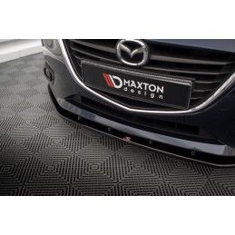 Maxton Lame Du Pare-Chocs Avant Mazda 3 Mk3 Gloss Black, MA-3-3-FD1G Tuning.fr