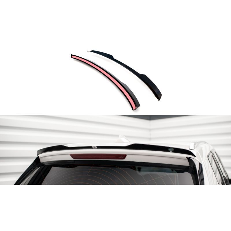 Maxton Spoiler Cap BMW X3 M-Pack F25 Gloss Black, BM-X3-25-MPACK-CAP2G Tuning.fr