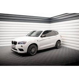 Maxton Rajouts Des Bas De Caisse BMW X3 M-Pack F25 Gloss Black, BM-X3-25-MPACK-SD2G Tuning.fr