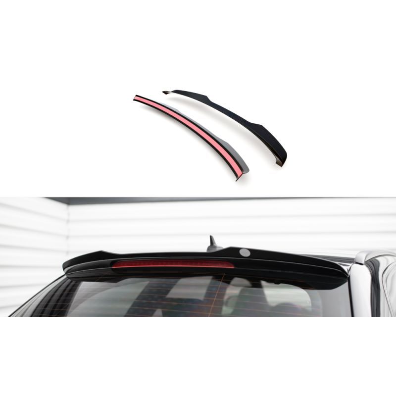 Maxton Spoiler Cap Audi RS6 Avant C6 Gloss Black, AU-RS6-C6-CAP1G Tuning.fr