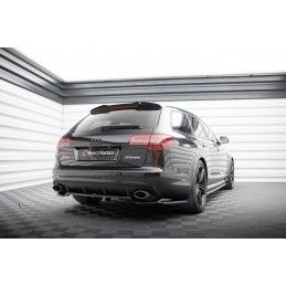 Maxton Spoiler Cap Audi RS6 Avant C6 Gloss Black, AU-RS6-C6-CAP1G Tuning.fr