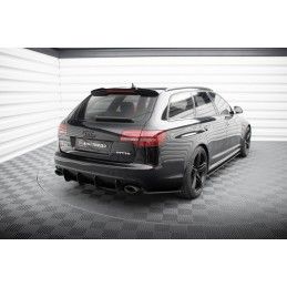 Maxton Street Pro Lame Du Pare Chocs Arriere Audi RS6 Avant C6 Black, AURS6C6CNC-RSD1B Tuning.fr