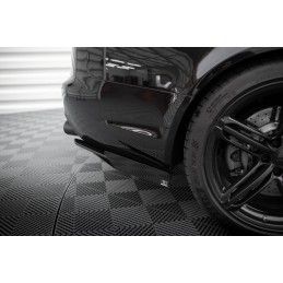Maxton Street Pro Lame Du Pare Chocs Arriere + Flaps Audi RS6 Avant C6 Black + Gloss Flaps, AURS6C6CNC-RSD1B+RSF1G Tuning.fr
