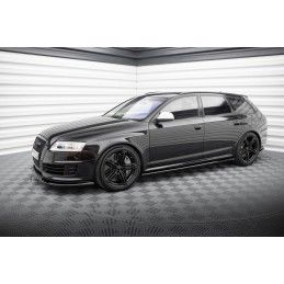 Maxton Rajouts Des Bas De Caisse V.2 Audi RS6 Avant C6 Gloss Black, AU-RS6-C6-SD2G Tuning.fr