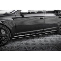 Maxton Rajouts Des Bas De Caisse V.2 Audi RS6 Avant C6 Gloss Black, AU-RS6-C6-SD2G Tuning.fr