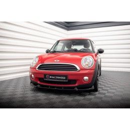 Maxton Lame Du Pare-Chocs Avant Mini One R56 Gloss Black, MC-ONE-2-FD1G Tuning.fr