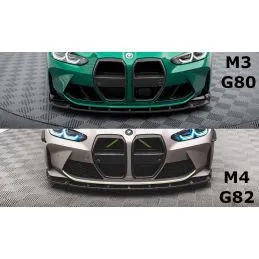 Maxton Fibre de Carbone Lame Du Pare-Chocs Avant V.1 BMW M4 G82 / M3 G80, CF-BM-4-G82-M-FD1-245-P Tuning.fr