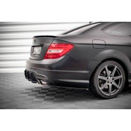 Maxton Lames De Pare-Chocs Arrière Latérales Mercedes-Benz C Coupe AMG-Line C204 Gloss Black, ME-C-204F-AMGLINE-C-RSD1G Tuning.f