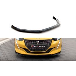 Maxton Lame Du Pare-Chocs Avant V.2 Peugeot 208 GT Mk2 Gloss Black, PE-208-2-GT-FD2G Tuning.fr