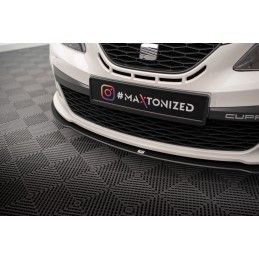 Maxton Street Pro Lame Du Pare-Chocs Avant Seat Ibiza Sport Coupe Mk4 Black-Red, SEIB4SCCNC-FD1BRB Tuning.fr