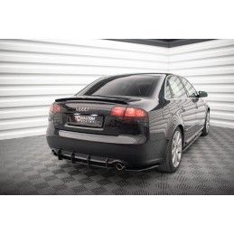 Maxton Street Pro Central Diffuseur Arriere Audi A4 S-Line B7 Red, AUA4B7CNC-RS1BRB Tuning.fr