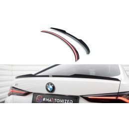 Maxton Spoiler Cap BMW i4 M-Pack G26 Gloss Black, BM-I4-G26-MPACK-CAP1G Tuning.fr