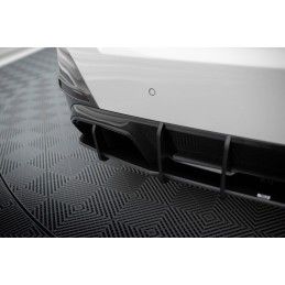 Maxton Street Pro Central Diffuseur Arriere BMW i4 M-Pack G26 Black, BMI4G26MPACKCNC-RS1B Tuning.fr